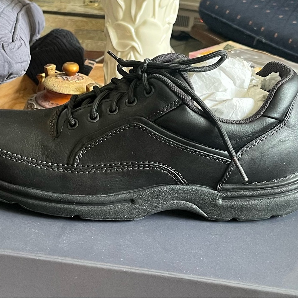 Rockport Men's Black Leather Oxfords